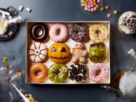 Krispy Kreme 萬聖節限定甜甜圈！限量三天買一送一！鬼怪們也要來搞怪你的胃啦！