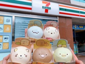 呆萌無比的角落生物甜甜圈在Mister Donut!甜甜圈買三送一、滿六入有機會得20吋半人身巨無霸三角靠枕!7-ELEVEN同步販售
