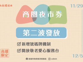 【高雄商圈夜市券第二波加碼】領取時間地點/合作店家、號碼牌發放機制一次看!