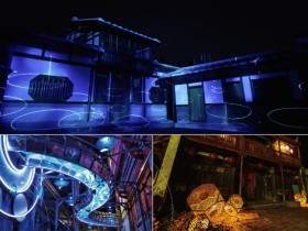 台南鹽水燈節暖場「2021漫月美行動」超美!光雕展演地點/月津港停車資訊一起了解