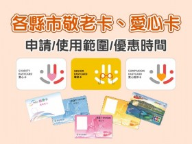 【2024敬老愛心卡】各縣市悠遊卡申請/補助使用範圍/優惠時間一起看