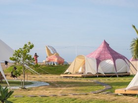 【高美濕地露營區|蟬說:夕陽漫漫】住宿價格/買1送1優惠及訂房資訊一起看