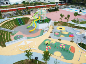 【台中太平馬卡龍公園】開放時間/遊戲設施/地址及停車資訊,開幕啟用免費玩!