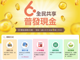 【政府普發6000.gov.tw官網】6000元登記網站.申請領取.入帳時間.查詢一次看!