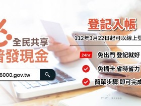 【普發6000元登記入帳】線上申請官網/時間/流程/結果查詢