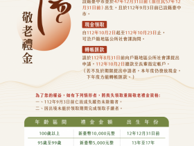 【2023台中重陽敬老金】線上申請/發放時間/領取資格/申請書資訊(112)
