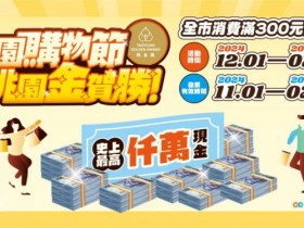 【2024桃園購物節】官網/發票登錄/抽獎獎項/時間,抽大獎千萬現金、汽車!