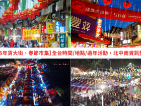 【2025年貨大街、春節市集】全台時間/地點/過年活動,北中南資訊整理!