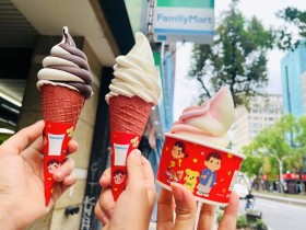 【全家煉乳牛奶/草莓/比利時巧克力霜淇淋】門市查詢/優惠,不二家聯名登場!