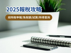 【2025報稅攻略】綜合所得稅申報/免稅額/扣除額/試算查詢/繳稅一次看!