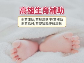 【2025高雄生育補助】生育津貼/給付/育兒津貼金額及申請一次看!