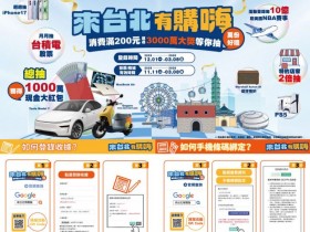 【來台北有購嗨】發票登錄/抽獎時間/優惠店家,抽千萬現金、台積電股票!