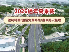 【2026過年高乘載】管制時間/國道免費時段/塞車路況整理(115)