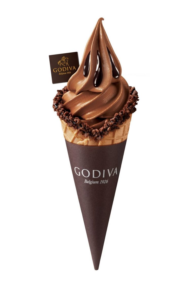 GODIVA黑巧克力霜淇淋
