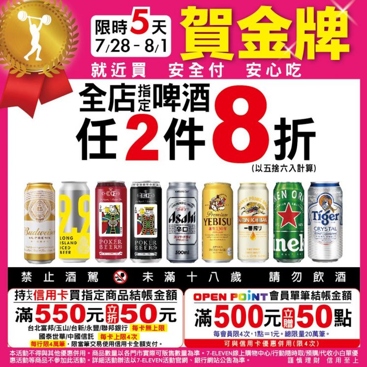 7-ELEVEN_賀金牌_內容