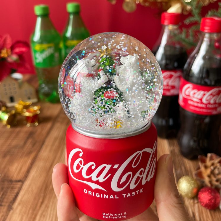 可口可樂聖誕水晶球