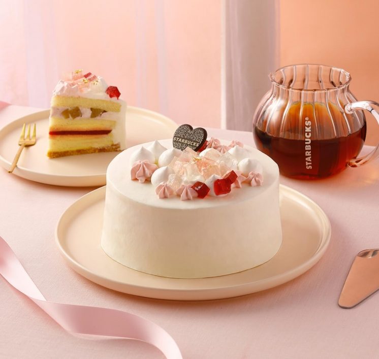 星巴克母親節蛋糕-莓果百香蜜桃蛋糕