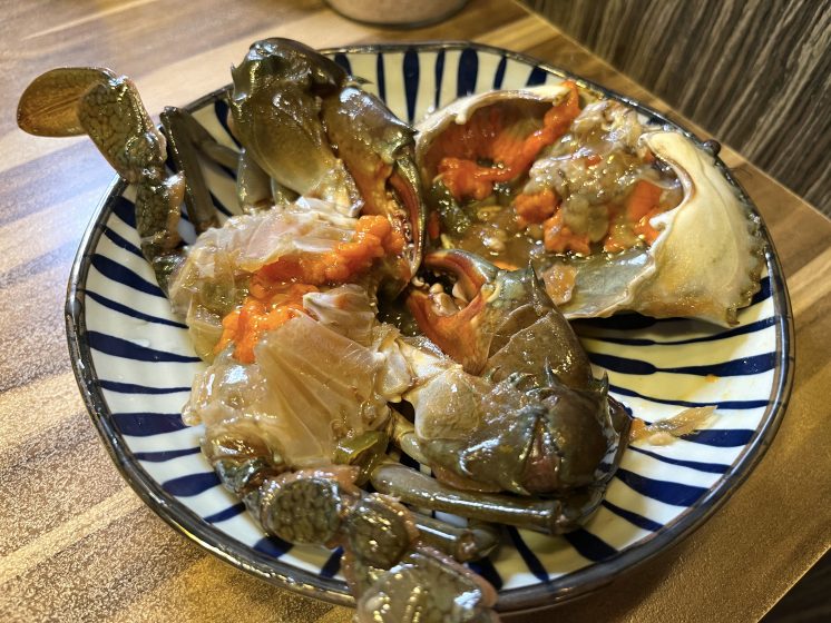 極蜆鍋物生醃蟹