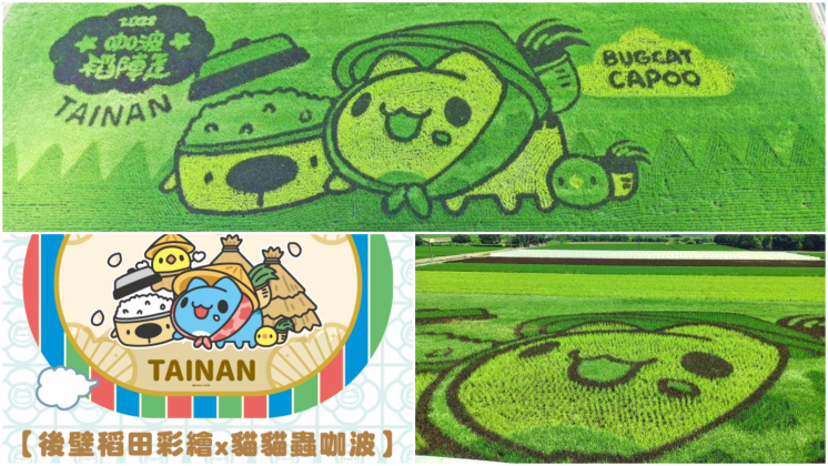 2022台南好米季活動地圖-咖波彩繪稻田
