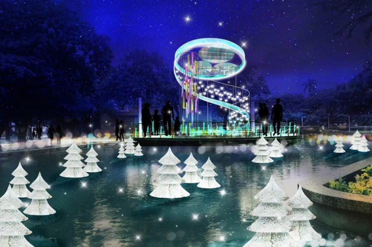 2022屏東聖誕節-水上燈飾