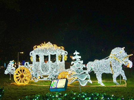 2022屏東聖誕節-馬車燈飾