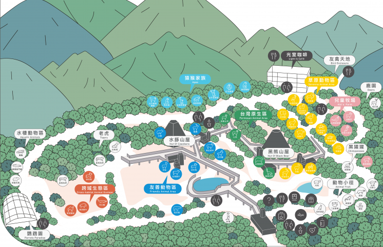 壽山動物園地圖