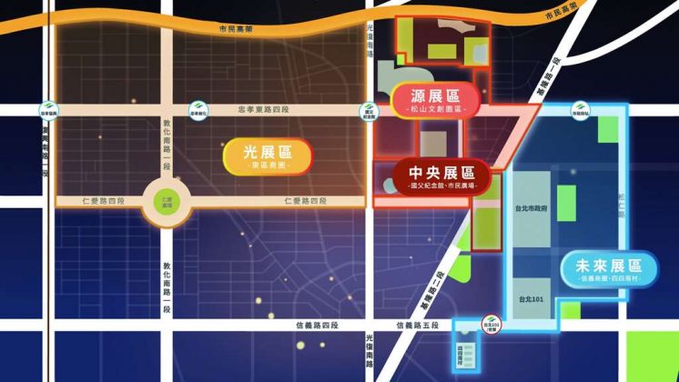 2023台灣燈會地圖