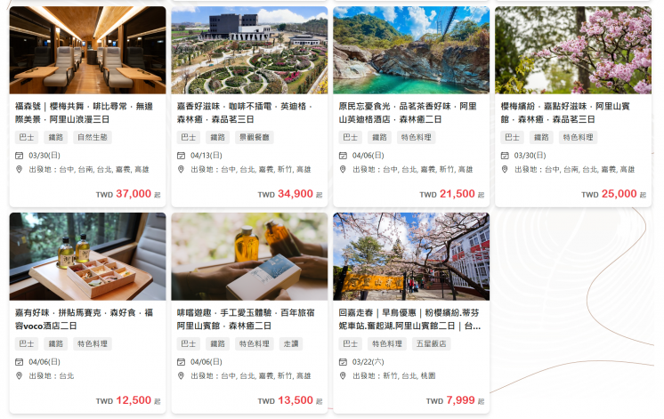 福森號行程價格