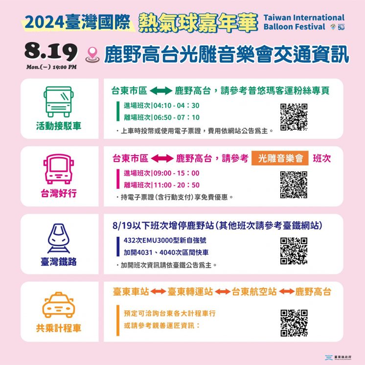 20240819台東熱氣球光雕音樂會交通