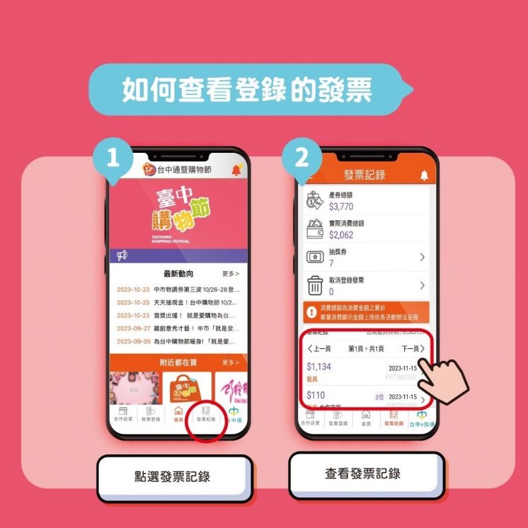 台中購物節登錄流程