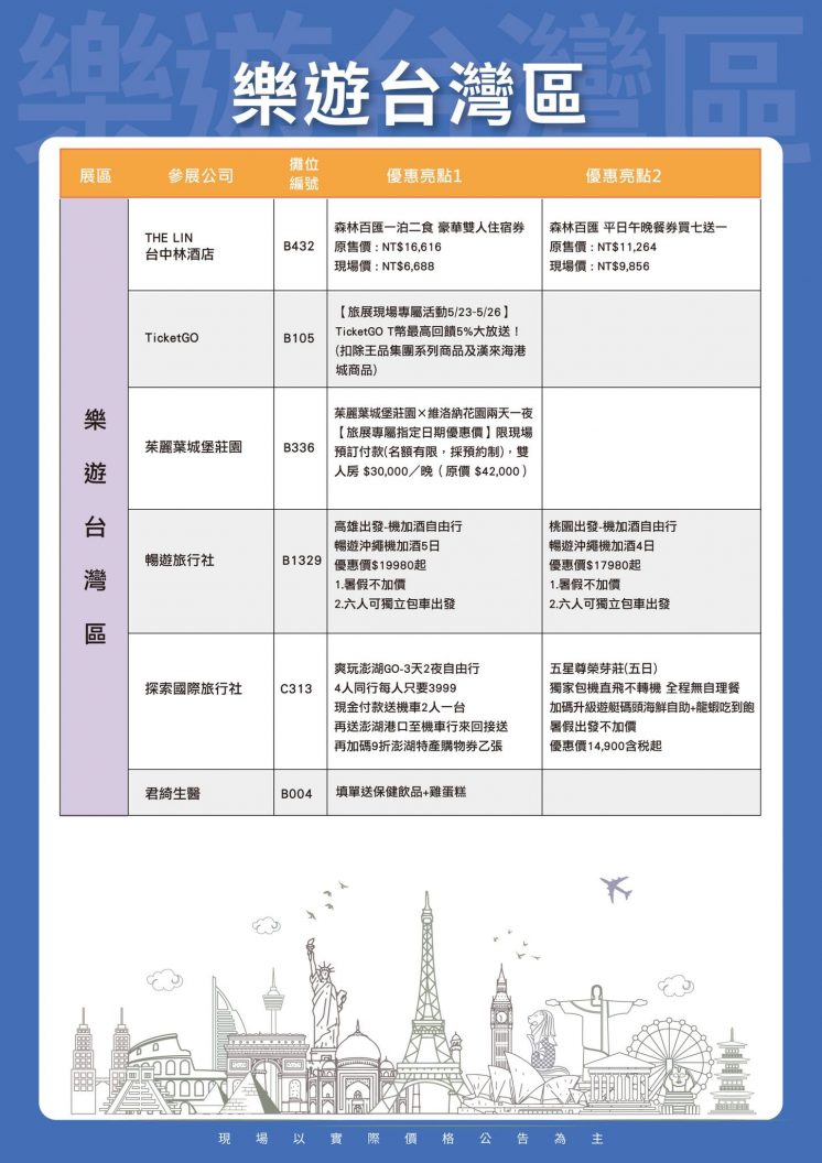 2025台北旅展_優惠