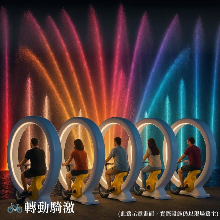 碧潭互動體驗裝置_轉動騎激