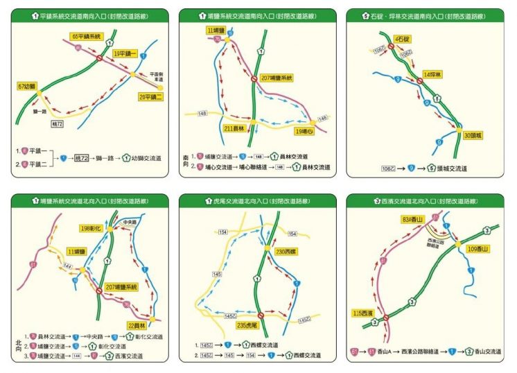 端午匝道封閉