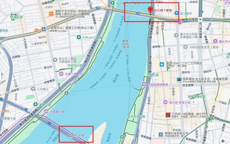 大稻埕煙火觀賞地點