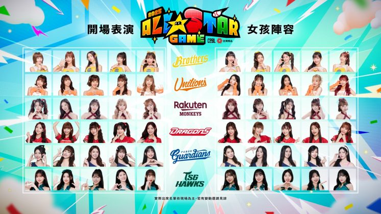 中職明星賽表演啦啦隊