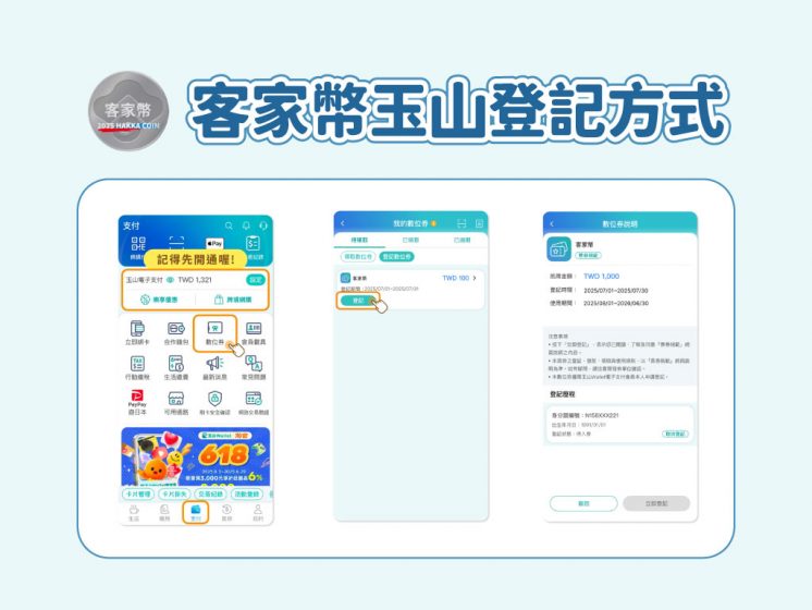 客家幣玉山登記