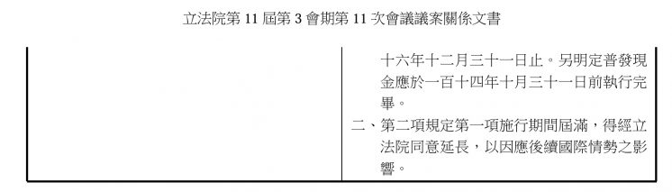 普發一萬時間