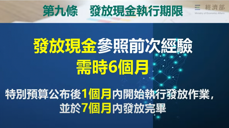 普發一萬發放時程