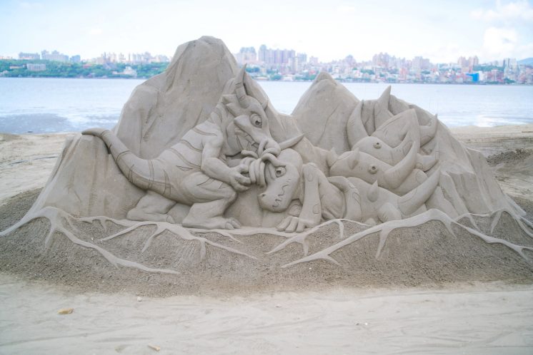 八里沙雕展作品
