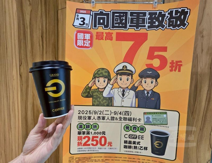 全聯軍人節優惠