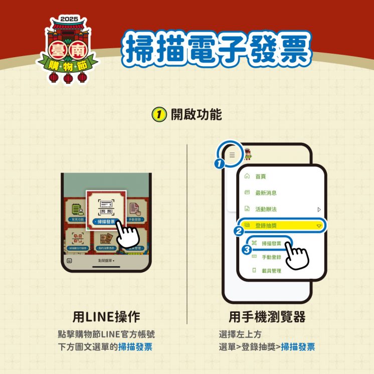 台南購物節登錄方式_電子發票