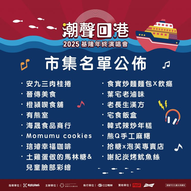 2025基隆年終演唱會市集