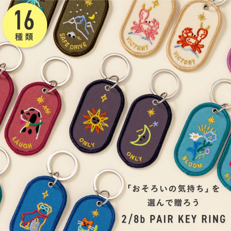 2/8b PAIR KEY RING