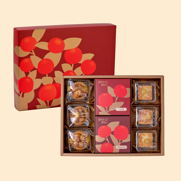 馥．御-春節禮盒∣夏威夷塔∣鳳梨酥∣牛軋糖