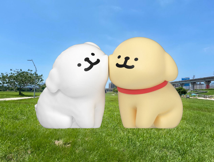 2026新北燈會_線條小狗燈區