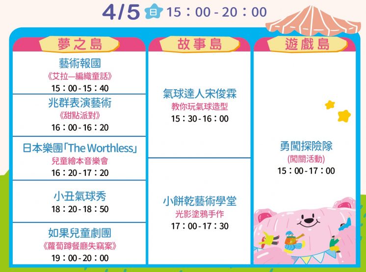 2026台中兒童藝術節節目表