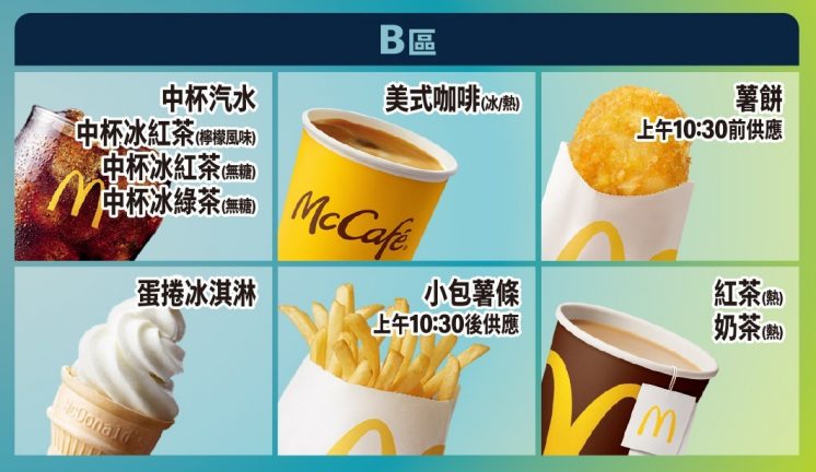 麥當勞甜心卡_A區