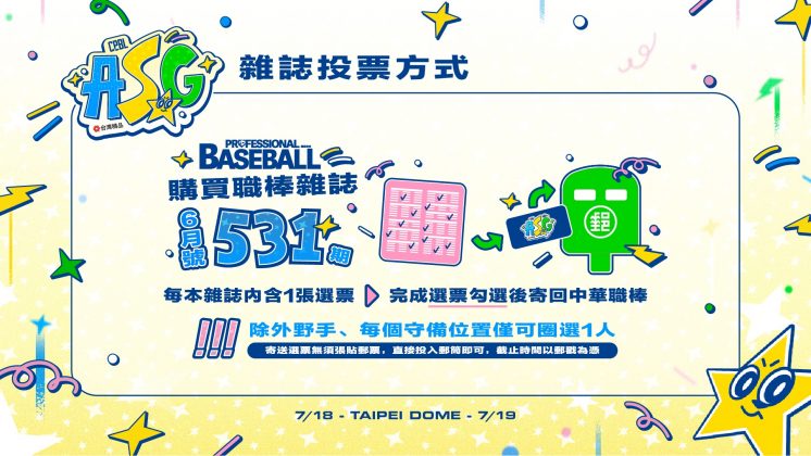 2026中職明星賽雜誌投票
