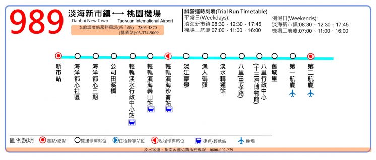 989板橋快線公車路線圖