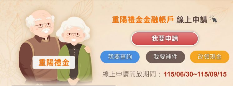 2026重陽節敬老金